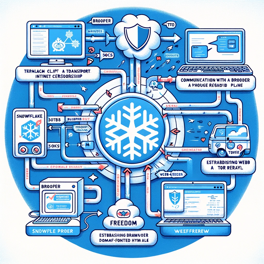 Tor Snowflake Technischer Überblick einer anderen Funktion auf zensierte Webseiten und Anwendungen zuzugreifen